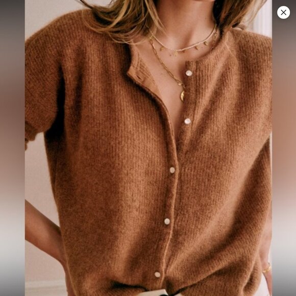 Sezane Gaspard Jumper Camel - Picture 1 of 6